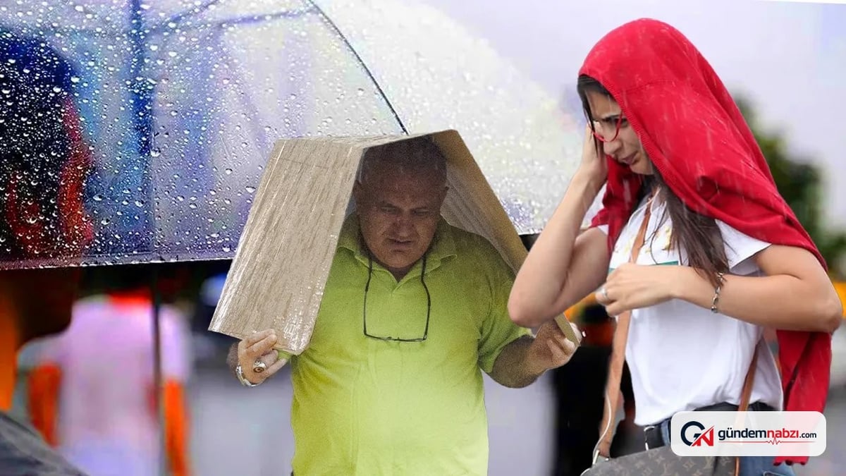 Meteoroloji'den yağmur ve fırtına uyarısı!