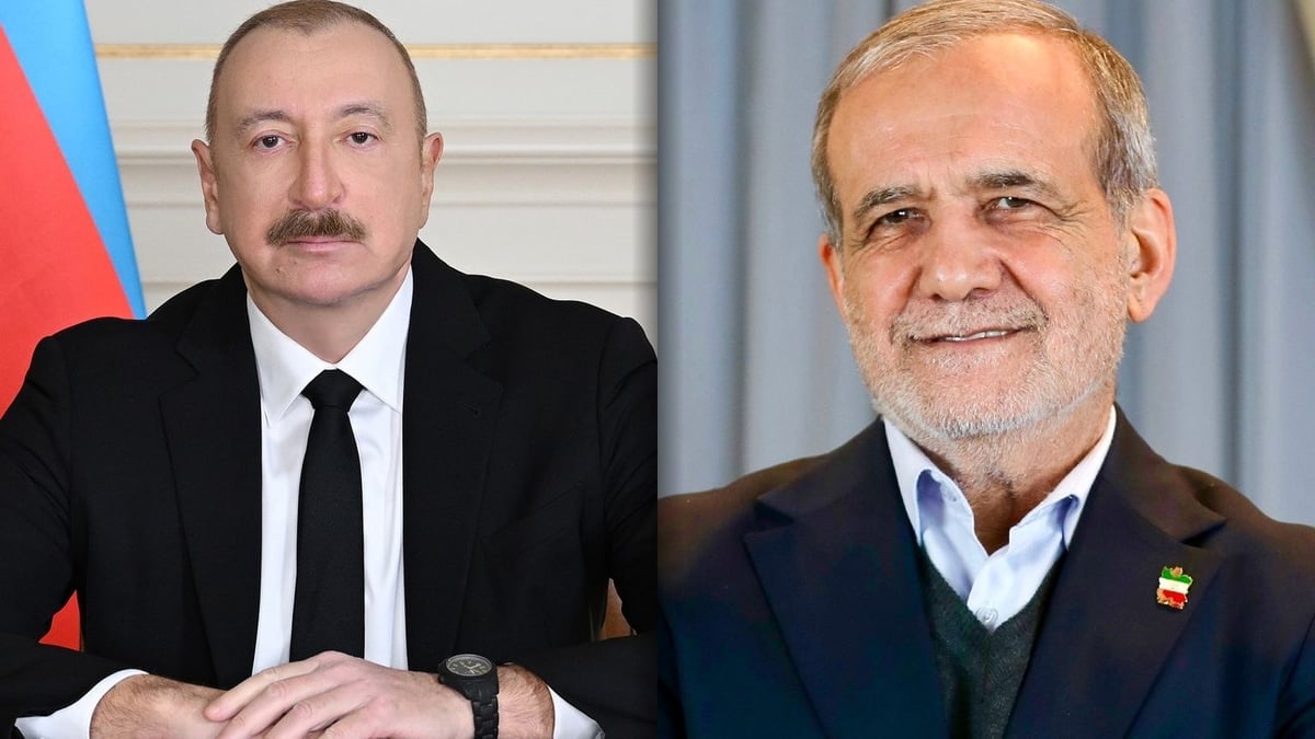 Aliyev Pezeşkiyan'a Azerbaycan suyundan içmesini önerdi