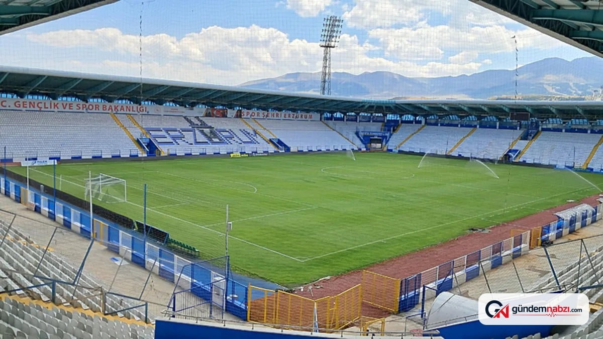 Erzurumspor stadyumu yeniden tam kapasiteye ulaştı
