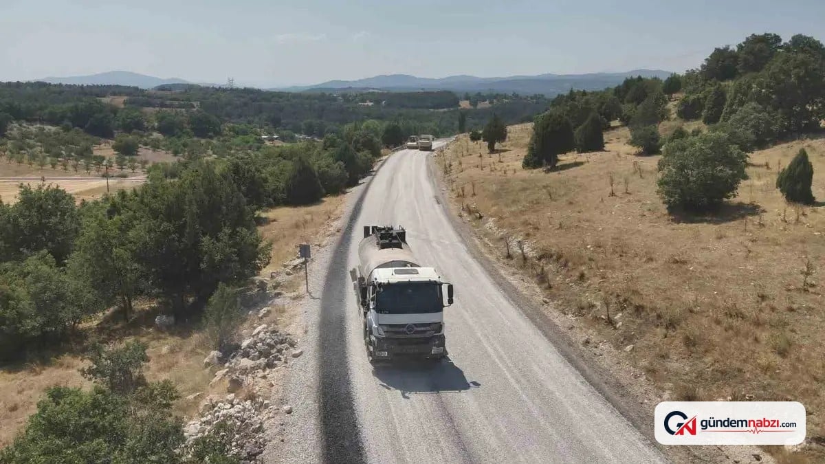 Büyükşehir Belediyesi Harmancık’ta yol yenileme çalışmalarına başladı