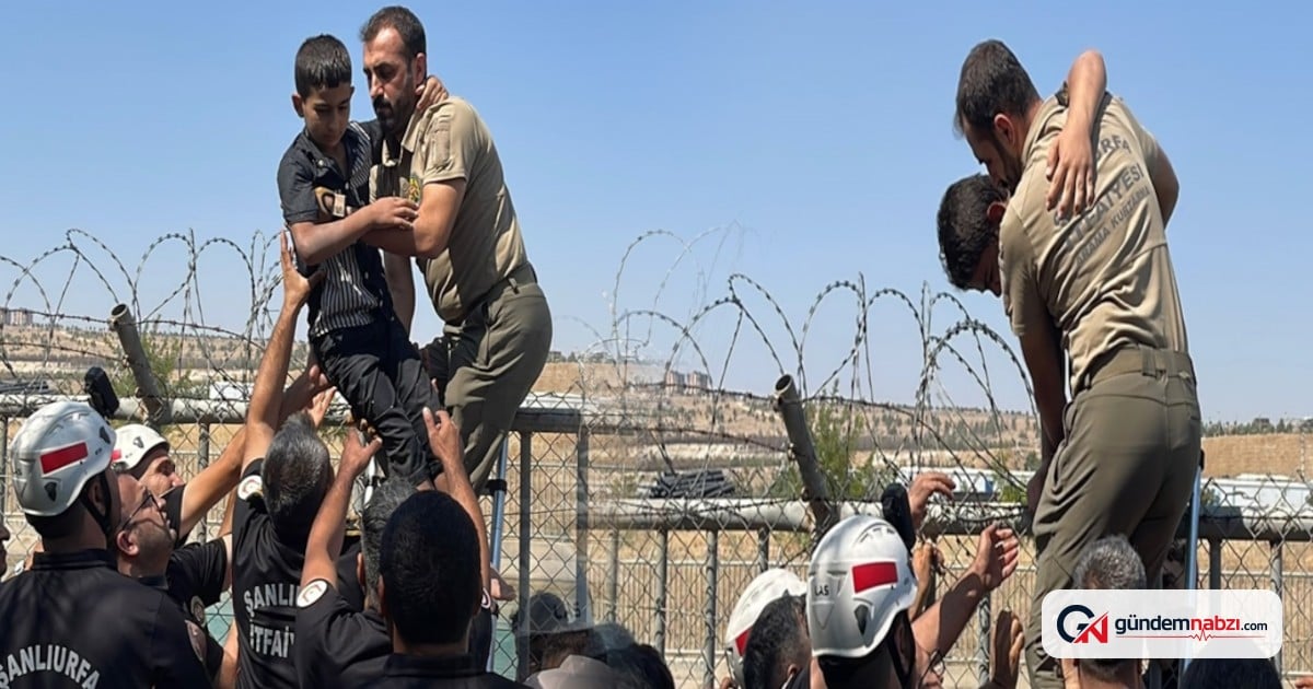 Şanlıurfa'da boğulma tehlikesi geçiren iki çocuğu vali korumaları kurtardı