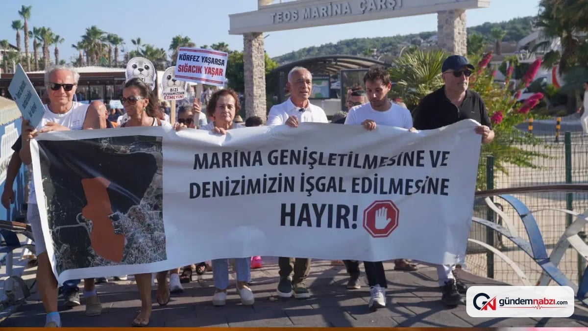 Sığacık’ta marina projesine karşı halk tepkisi büyüyor