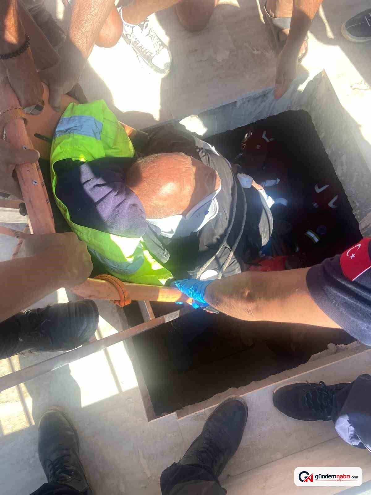 Muğla Bodrum'da havuz makine dairesine düşen kişi kurtarıldı