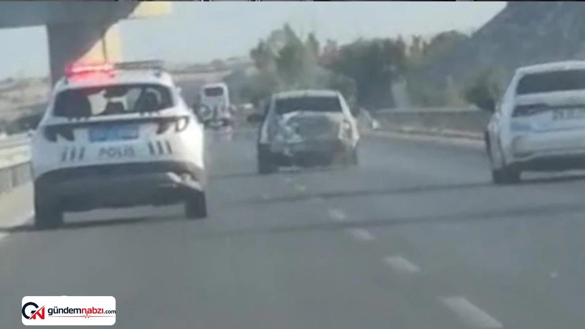 Edirne'de polisin 'dur' ihtarına uymayan araçlar kaza yaptı