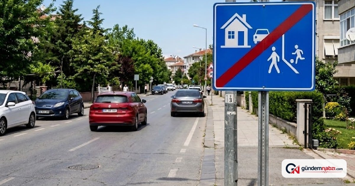 Yerleşim bölgesi sonu tabelası kuralları değiştiriyor