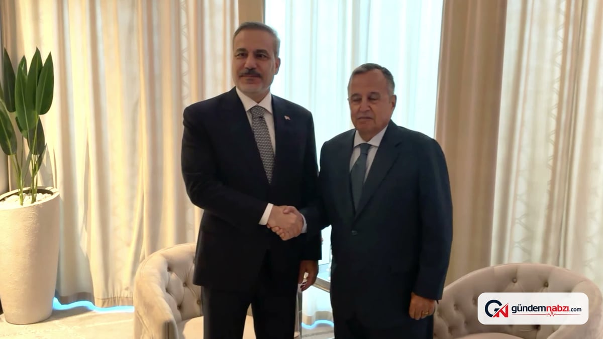 Fidan, Arap Birliği Genel Sekreteri Nebil Fehmi ile görüştü