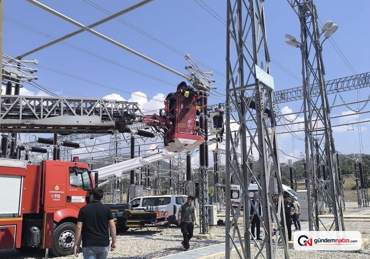 Andırın'daki trafo merkezinde patlama meydana geldi: 1 işçi hayatını kaybetti, 1 işçi yaralandı