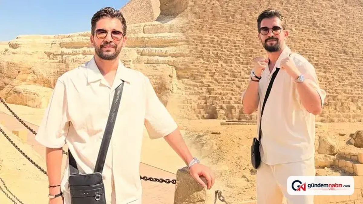 Survivor şampiyonu Adem Kılıççı, sevgilisiyle Mısır'da tatile çıktı