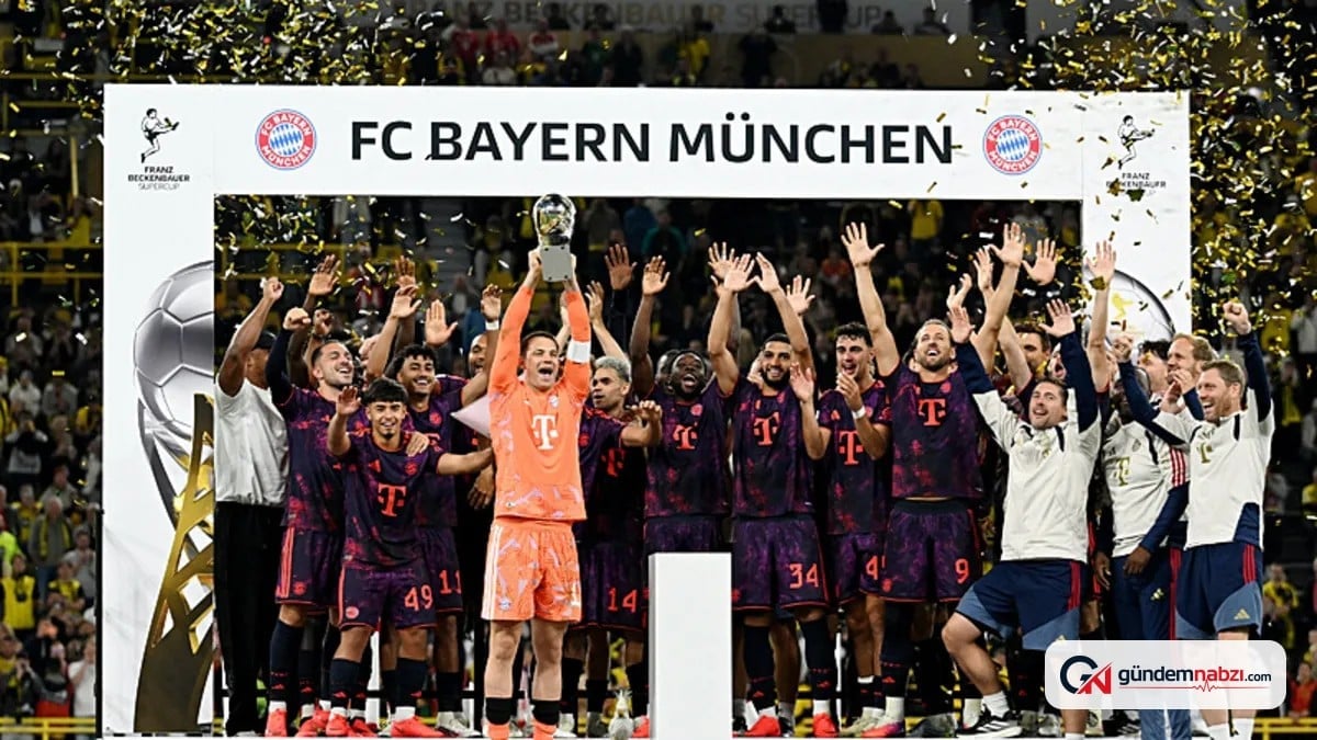 Bayern Münih Almanya Süper Kupası'nı kazandı
