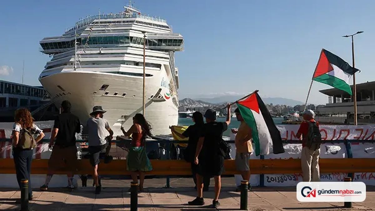 Yunanistan'da İsrailli turistlere yönelik Gazze protestosu