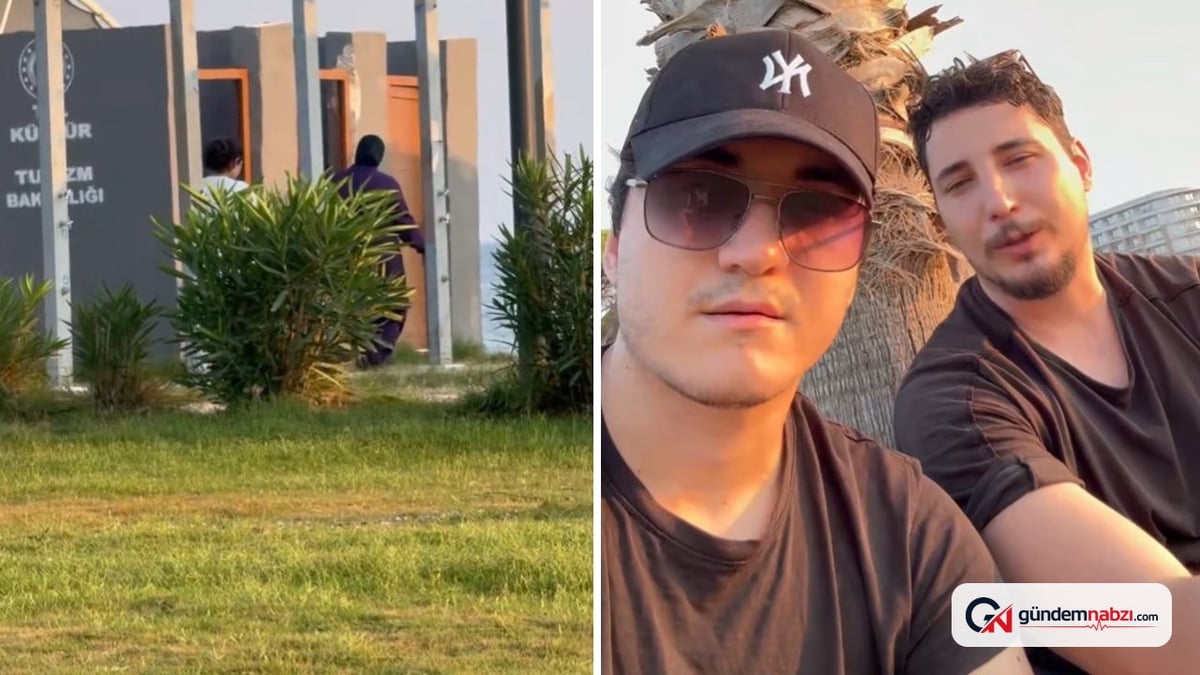 Antalya'da plajda tesettürlü kadınlara hakaret edenler video paylaştı