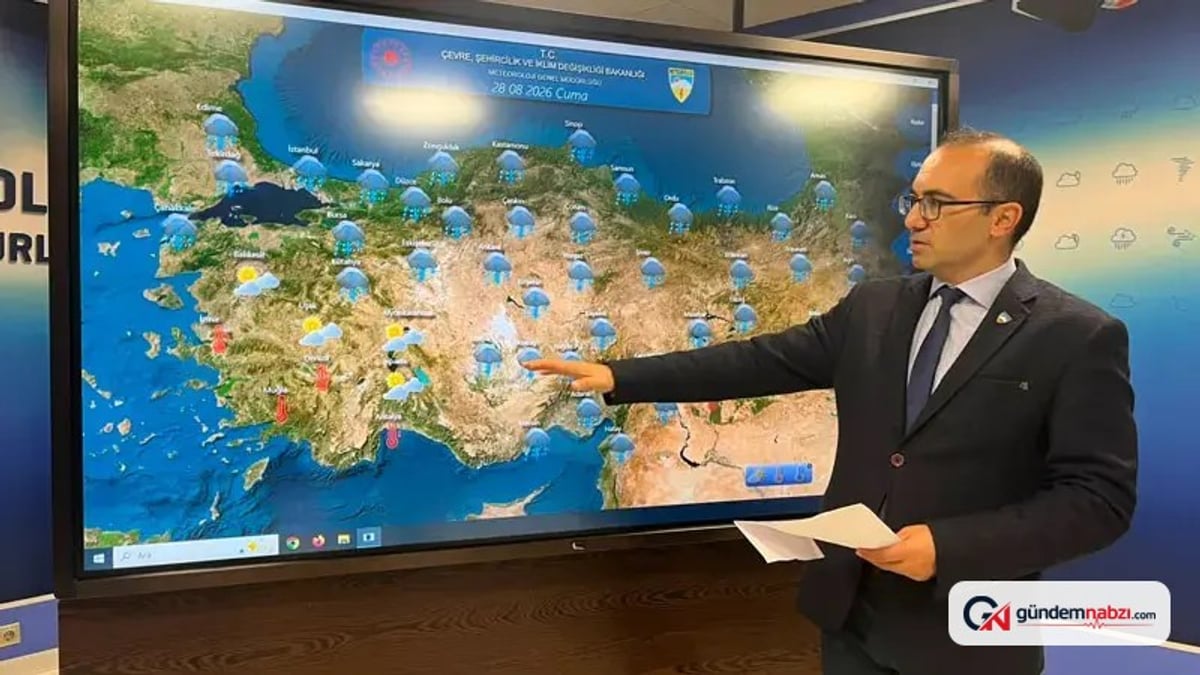 Meteoroloji tarih verdi: Sıcaklıklar düşüyor, sağanak geliyor