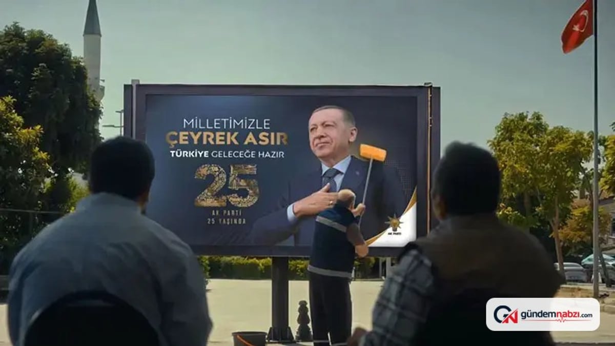 AK Parti 25. kuruluş yıl dönümü için video çalışması yayımlandı