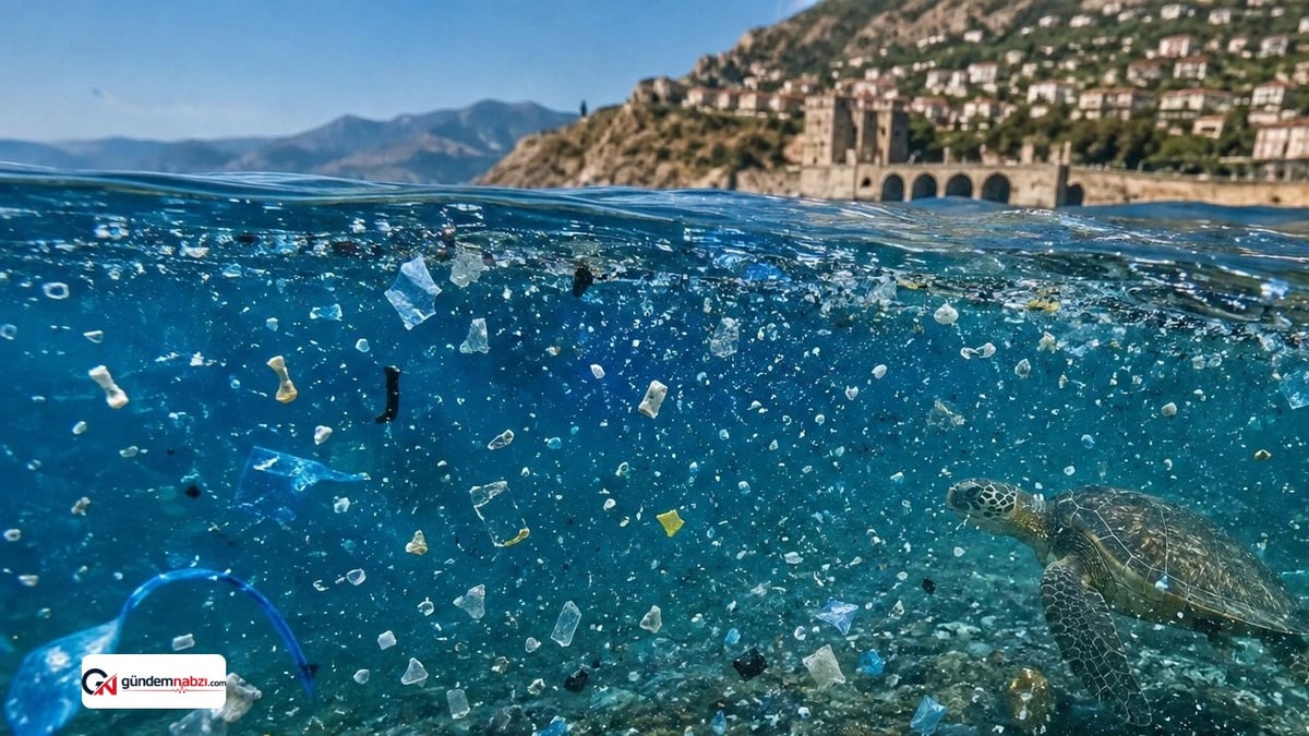 Akdeniz kıyılarındaki plastik kirliliği alarm veriyor