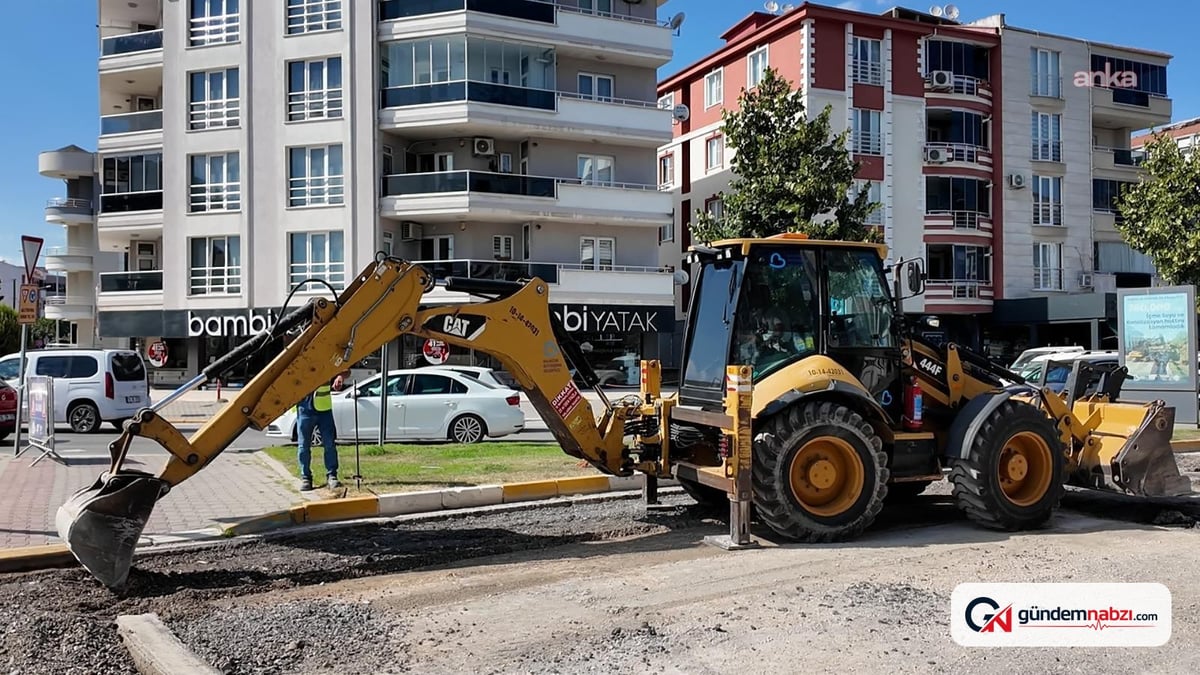 Balıkesir Büyükşehir Belediyesi Savaştepe Caddesi'ni yeniliyor