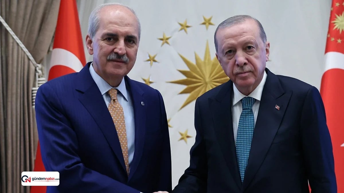 Cumhurbaşkanı Erdoğan, TBMM Başkanı Kurtulmuş'u kabul etti