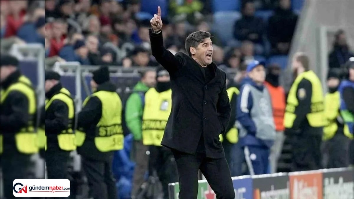 Lyon teknik Direktörü Paulo Fonseca'dan Fenerbahçe açıklaması