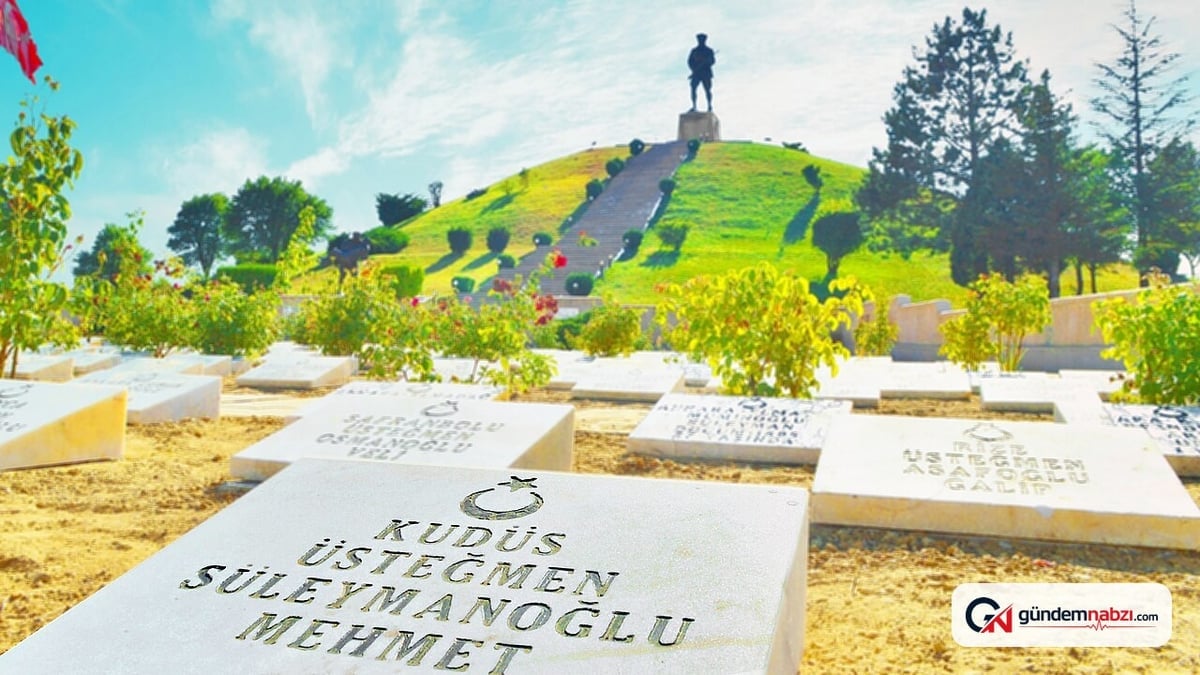 Dumlupınar Şehitliği'ndeki 510 mezar taşı yenilendi