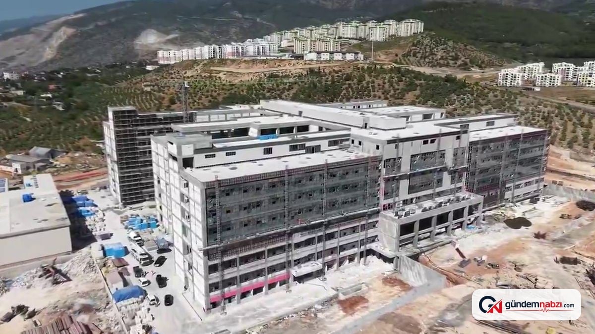 Hatay İskenderun'da 600 Yataklı modern devlet hastanesi inşa ediliyor