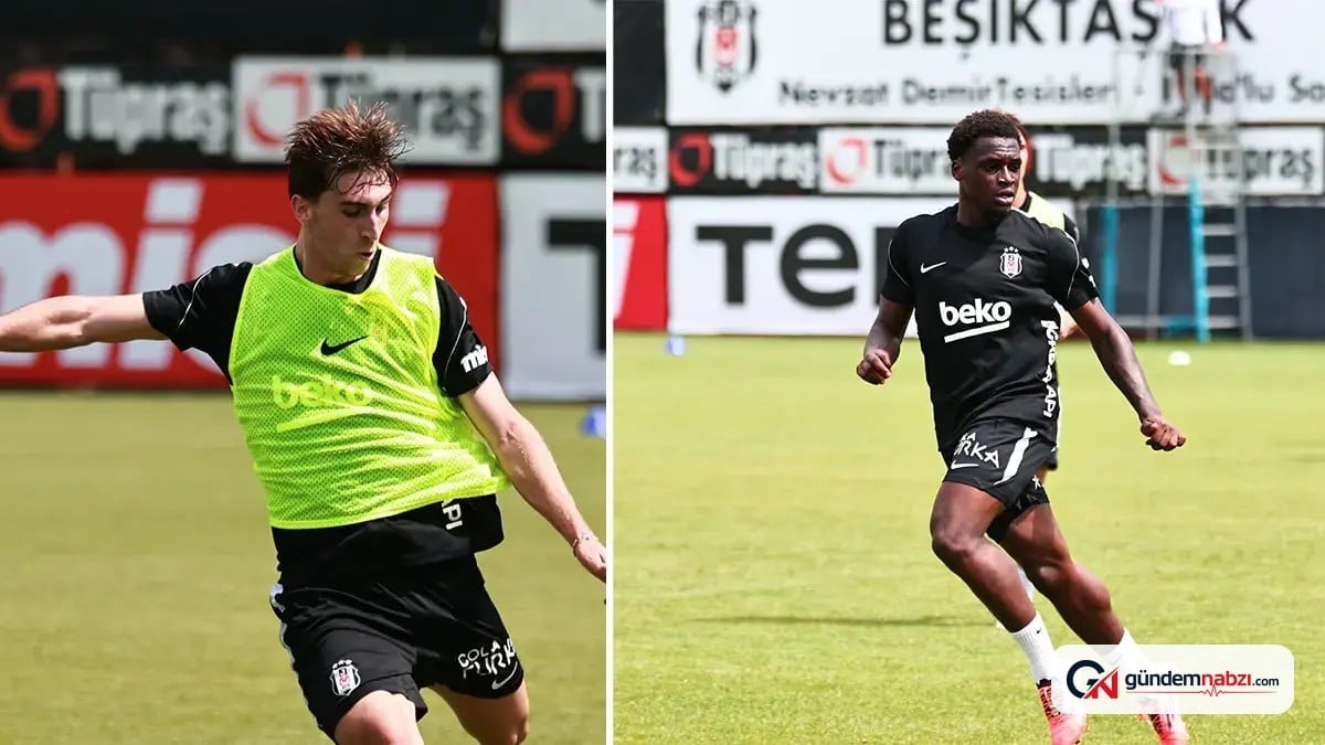 Beşiktaş, yeni transferleriyle antrenmana başladı