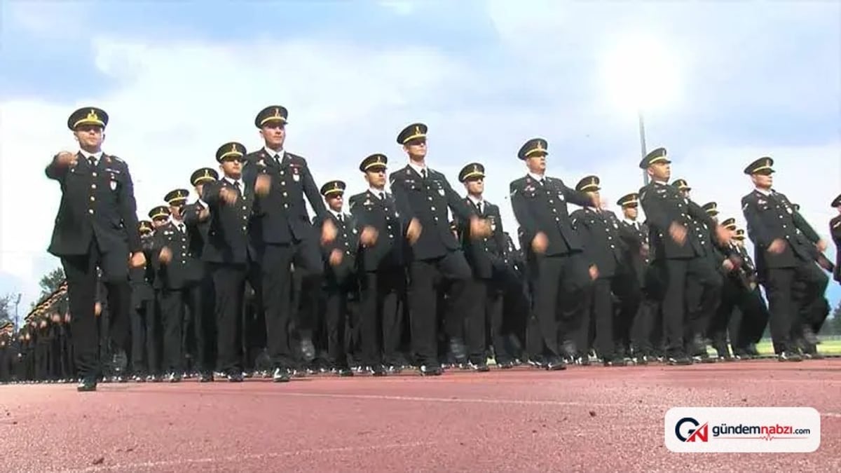 Işıklar Jandarma astsubay Meslek Yüksekokulunda Mezuniyet heyecanı