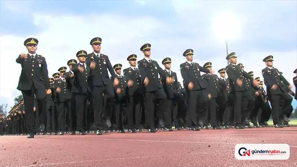 Işıklar Jandarma Astsubay Meslek Yüksekokulunda mezuniyet heyecanı