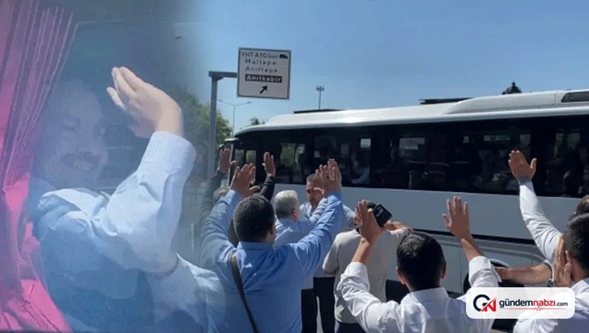 Süleymancıların lideri Alihan Kuriş'in cezaevine sevki görüntülendi