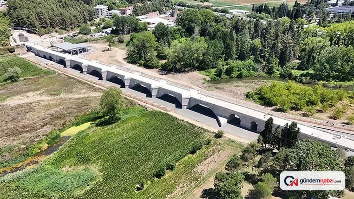 Justinianus Köprüsü, 8 yıllık restorasyon sürecinin ardından açıldı