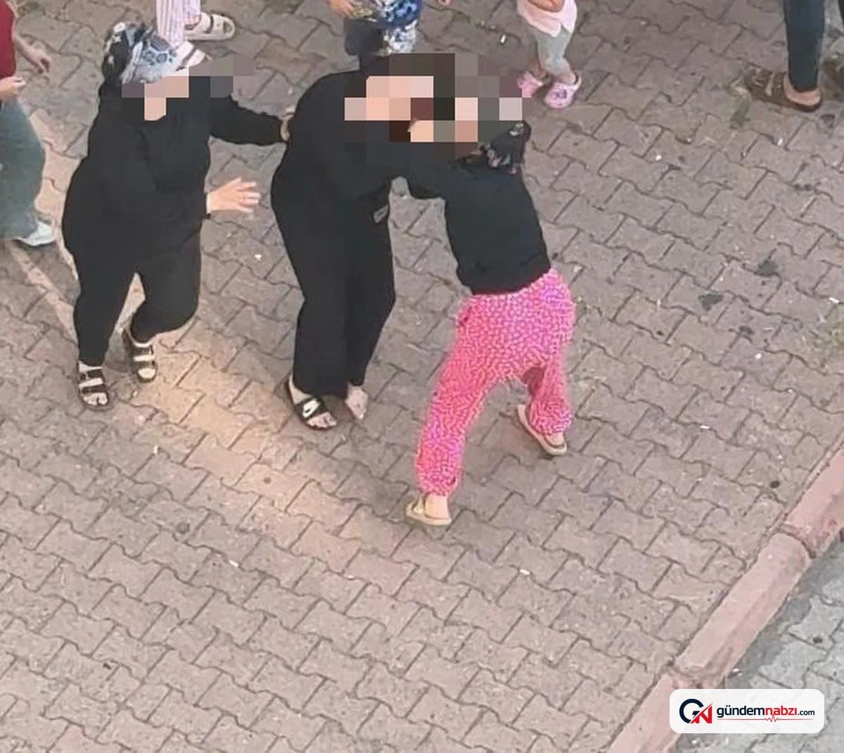 Kayseri'de iki kadın arasında kamelyada kavga çıktı