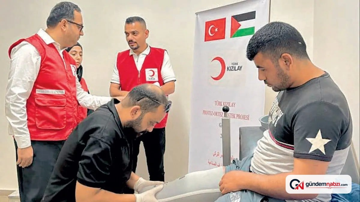 Türk Kızılay'dan Gazze'ye Protez ve temiz su desteği