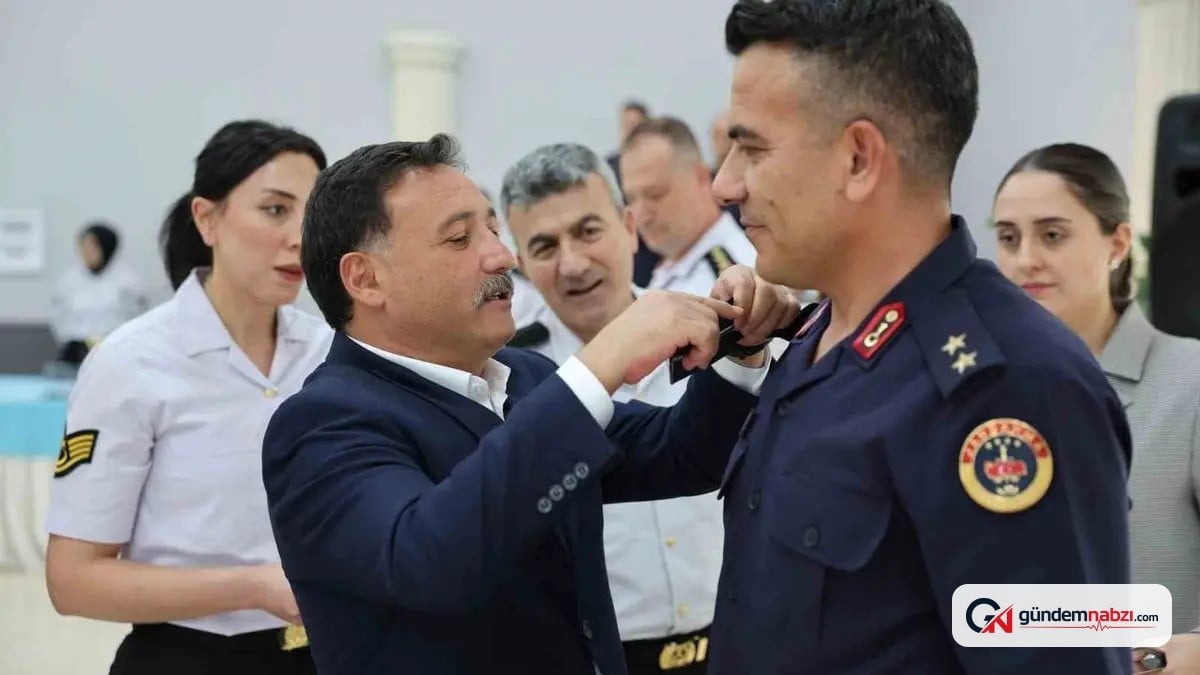 Kayseri Valisi Gökmen Çiçek Rütbe terfi törenine katıldı