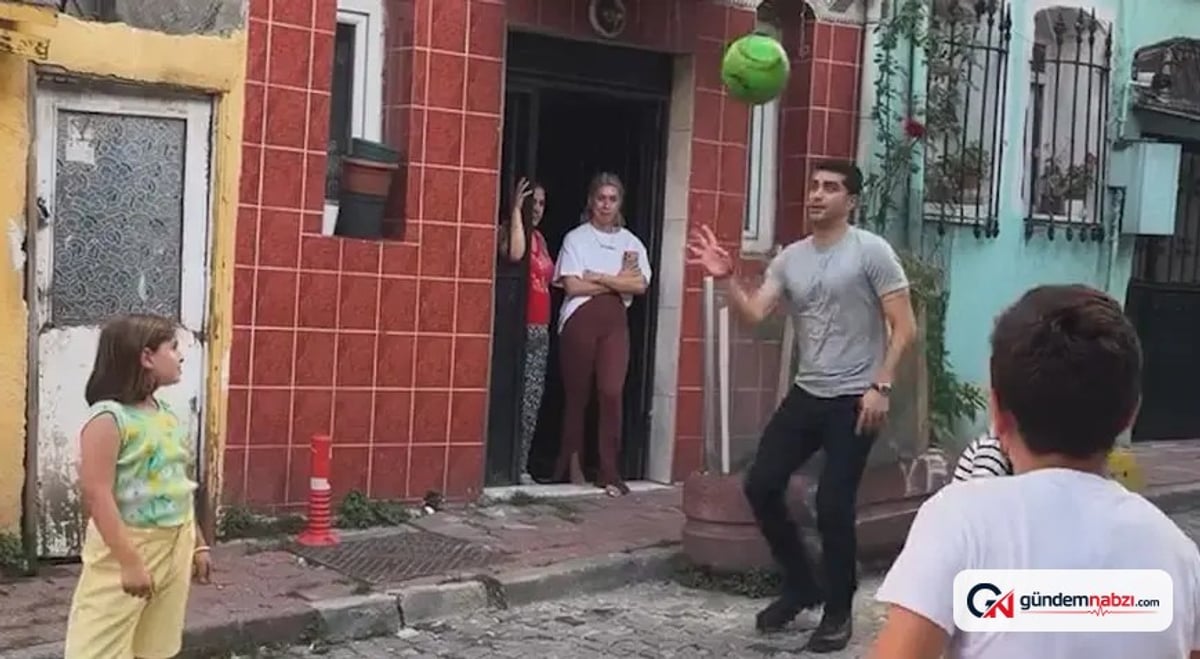 Doğukan Güngör'den sette voleybol molası