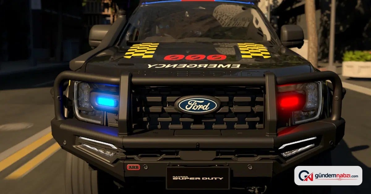 Ford Ranger Super Duty İtfaiye aracı uzaktan yönetiliyor