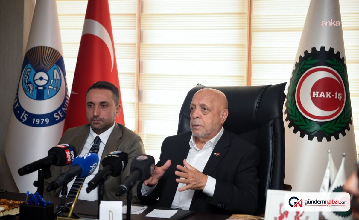 HAK-İŞ Genel Başkanı Arslan, Türkiye'nin adil vergi reformuna ihtiyacı olduğunu vurguladı