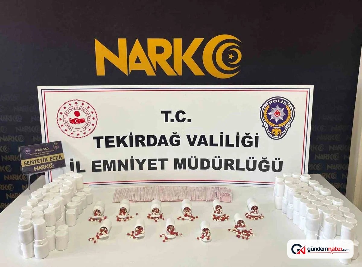 Tekirdağ'da uyuşturucu operasyonları: 8 kişi tutuklandı