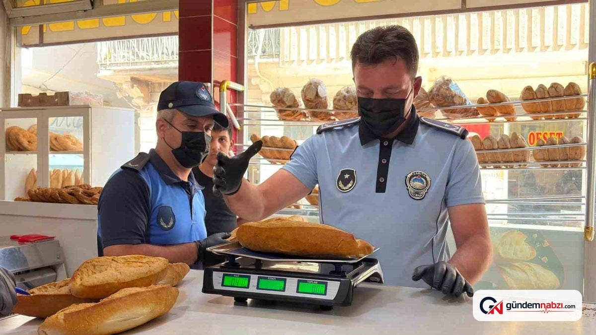 Bayburt'ta fırınlarda hijyen ve gramaj denetimi yapıldı