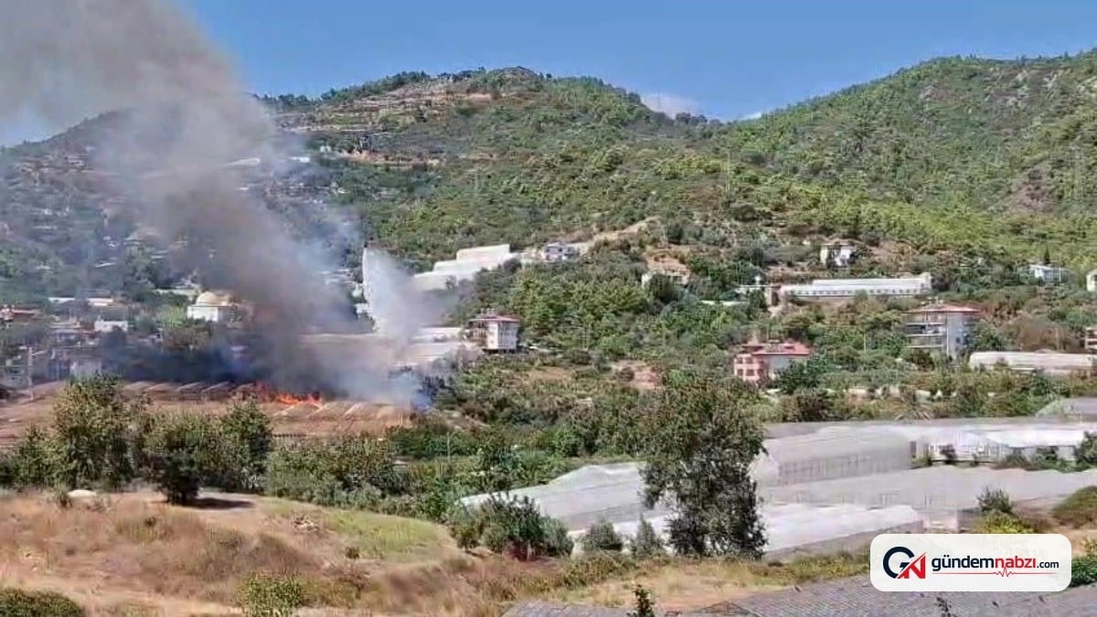 Antalya'daki yangın, helikopter pilotunun dikkati sayesinde söndürüldü