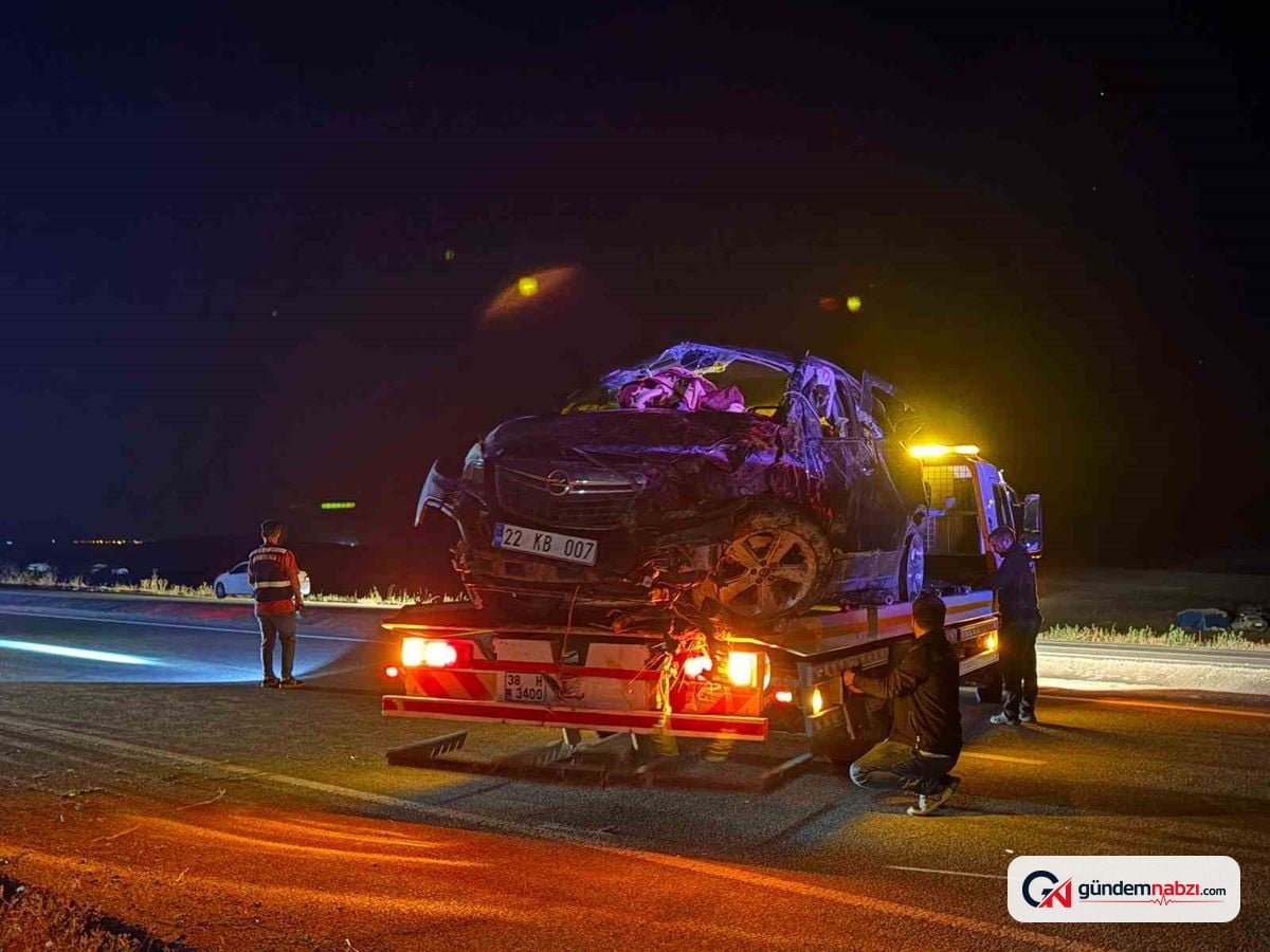 Kayseri'de takla atan otomobilde 11 yaşındaki kız hayatını kaybetti