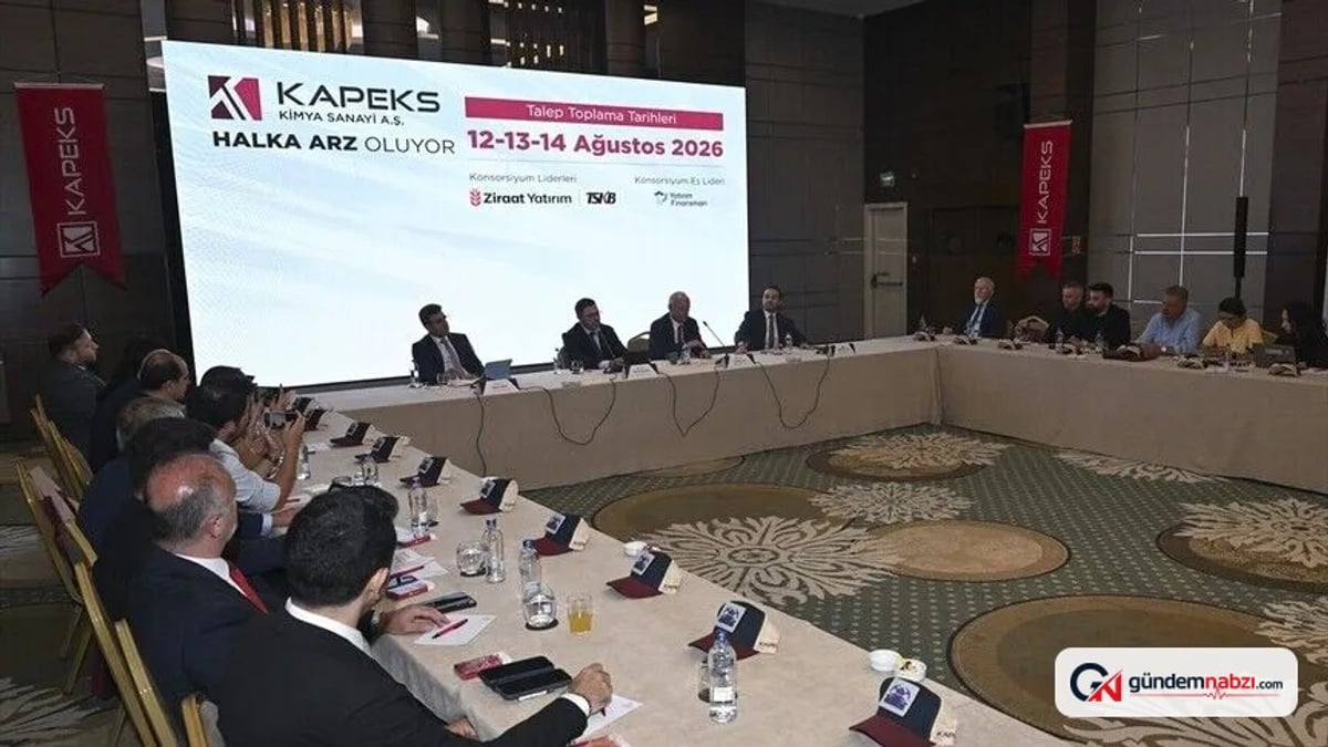 KAPEKS Kimya halka arz için talep toplamaya başlıyor
