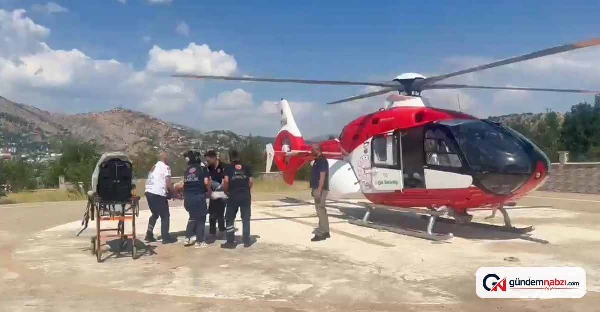 Tunceli'de el travması yaşayan Hasta Malatya'ya sevk edildi