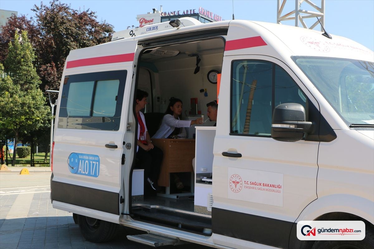 Eskişehir'de mobil poliklinikler sigarayı bırakmada etkili oluyor