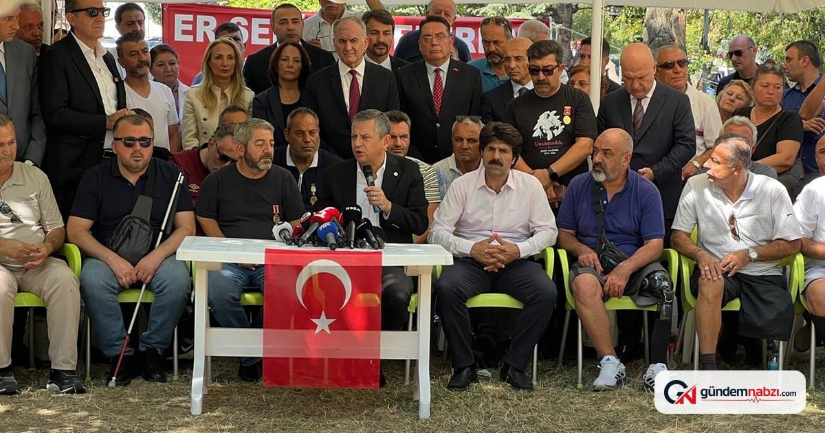 Özgür Özel, gazilerin sorunlarına çözüm bulunmasını istedi