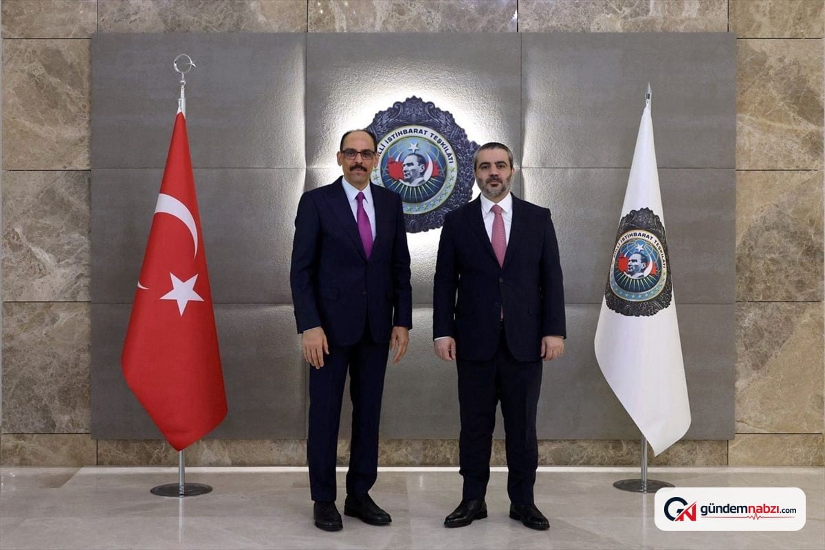 MİT Başkanı Kalın, Suriyeli Bakan Şeybani ile Ankara'da görüştü