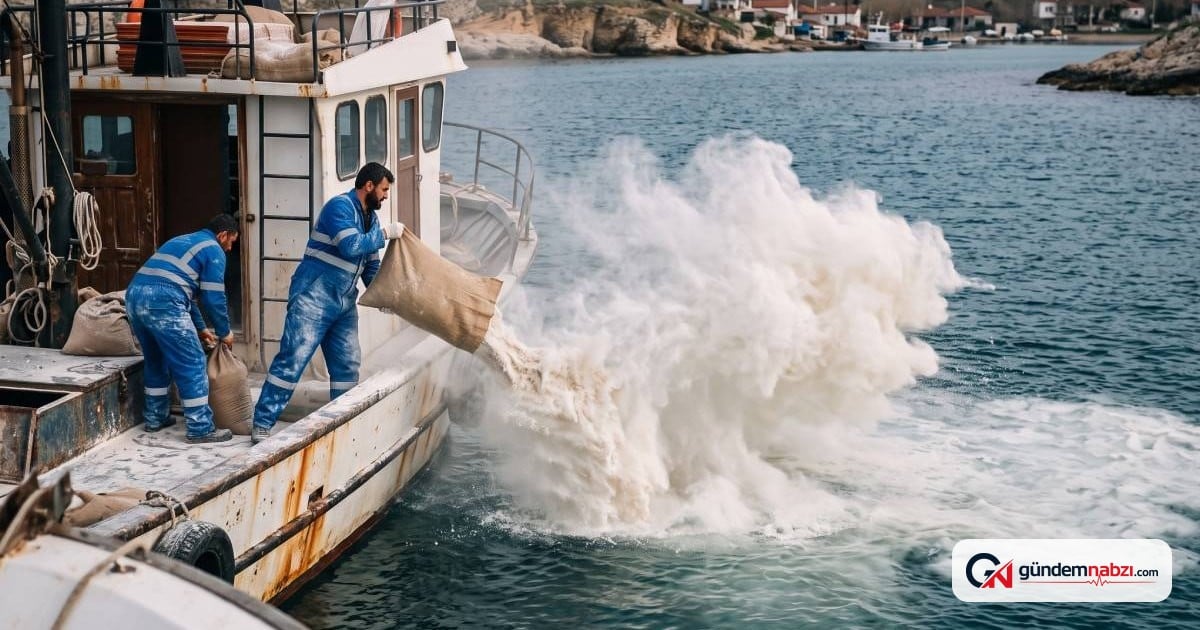 Denizlere dökülen beyaz tozlar, ekosistemi kurtarıyor