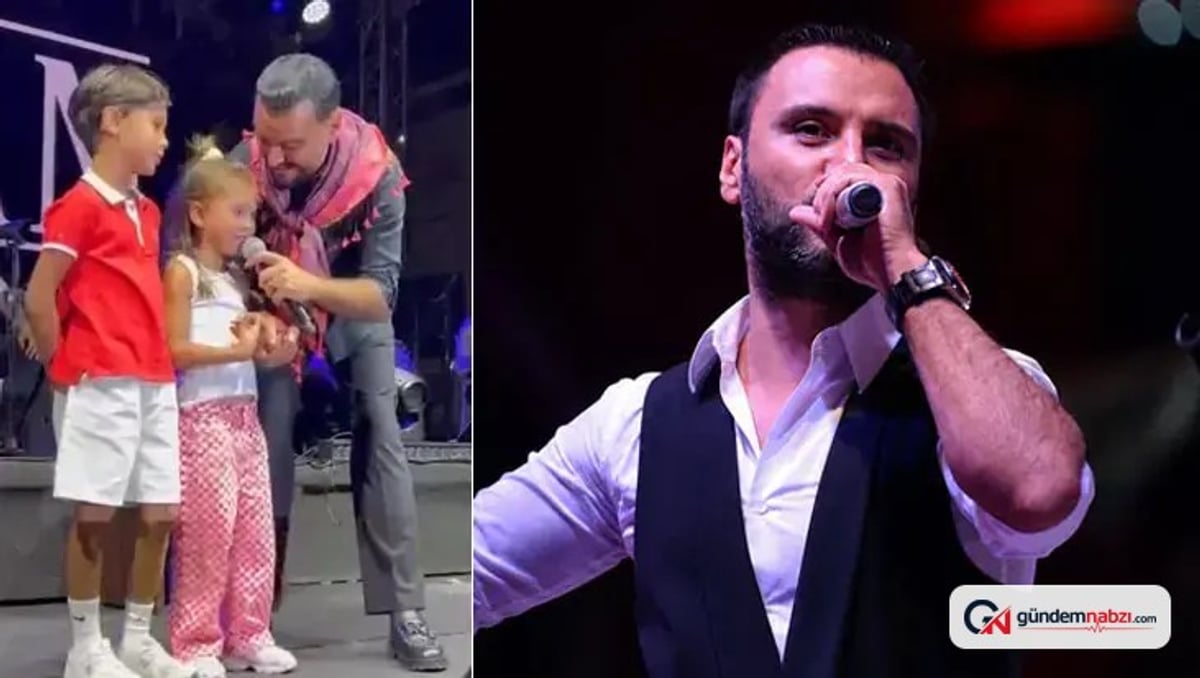 Alişan'ın çocukları Burak ve Eliz sahnede performans sergiledi