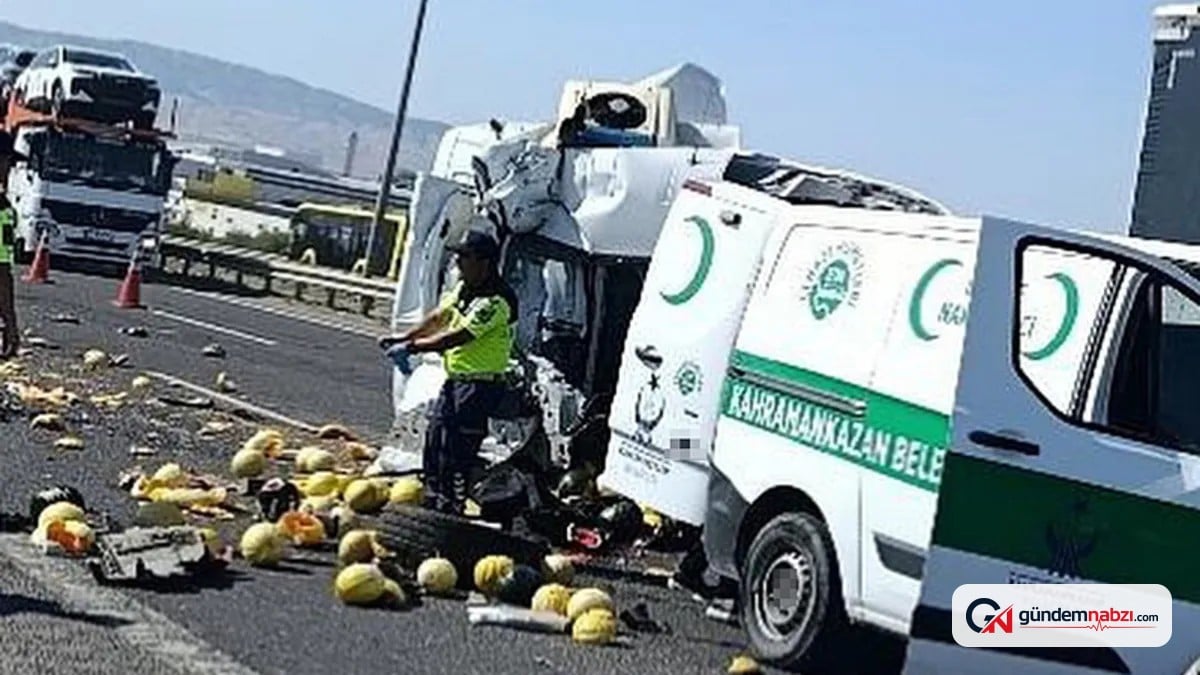 Ankara'da kamyonetlerin çarpıştığı kazada 1 kişi öldü