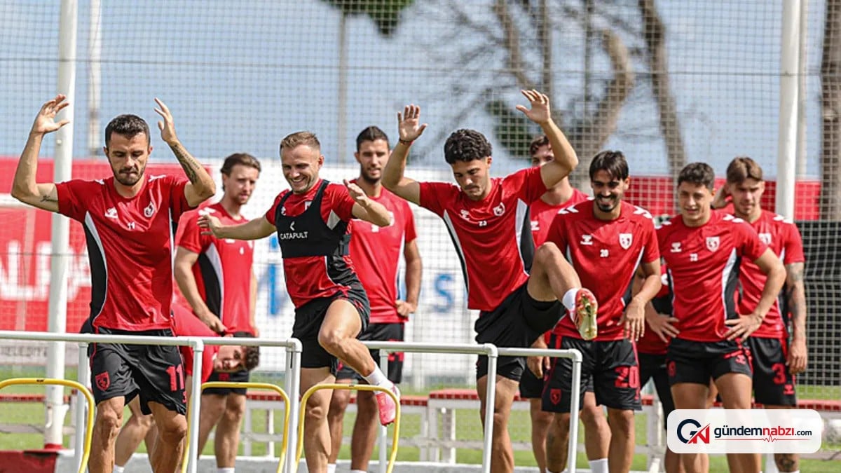 Samsunspor, Göztepe maçı hazırlıklarını sürdürdü