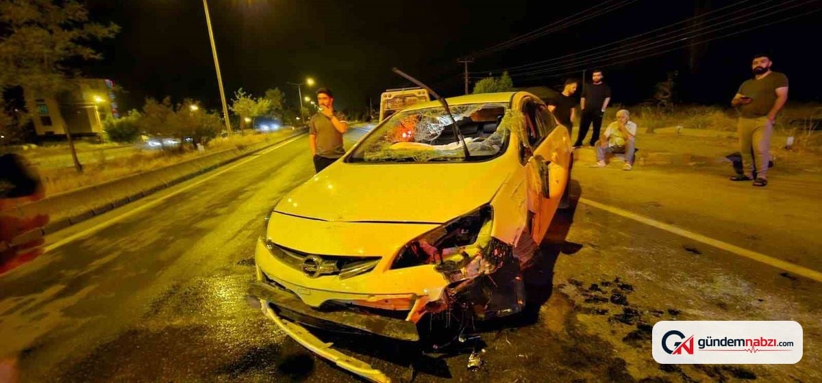 Muş'ta otomobil takla attı: 1 yaralı