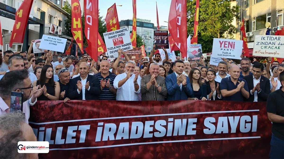 Tuzla'da Bingöl protestosu