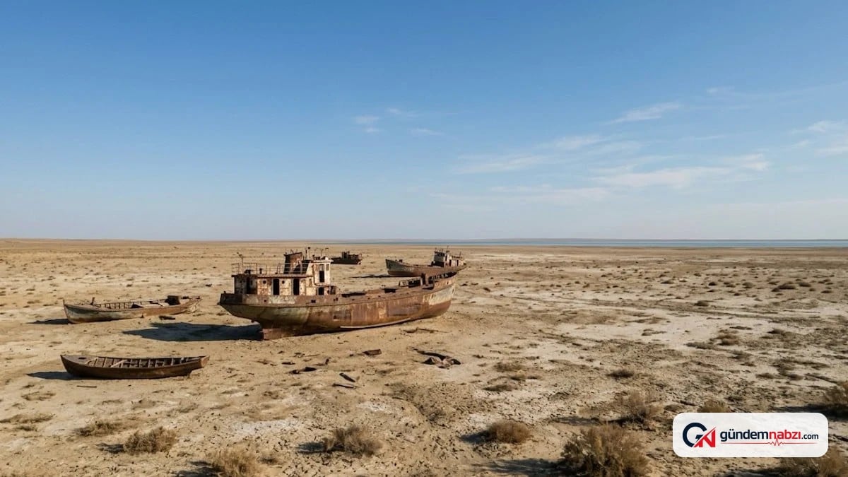 Kazakistan'da Kok-Aral barajı sayesinde Aral Denizi'nde su tutuldu